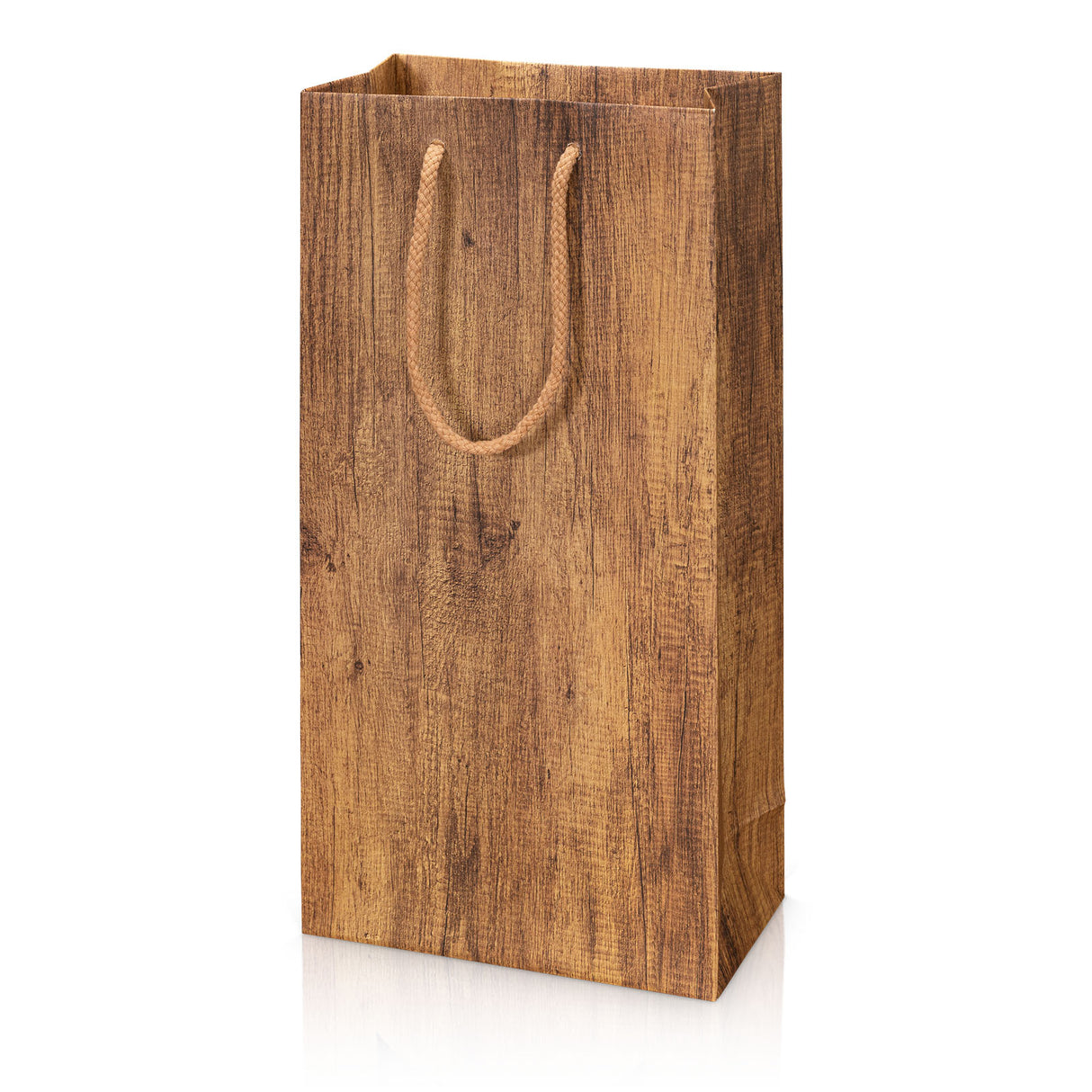 Geschenktasche für 2 Flaschen »Timber«