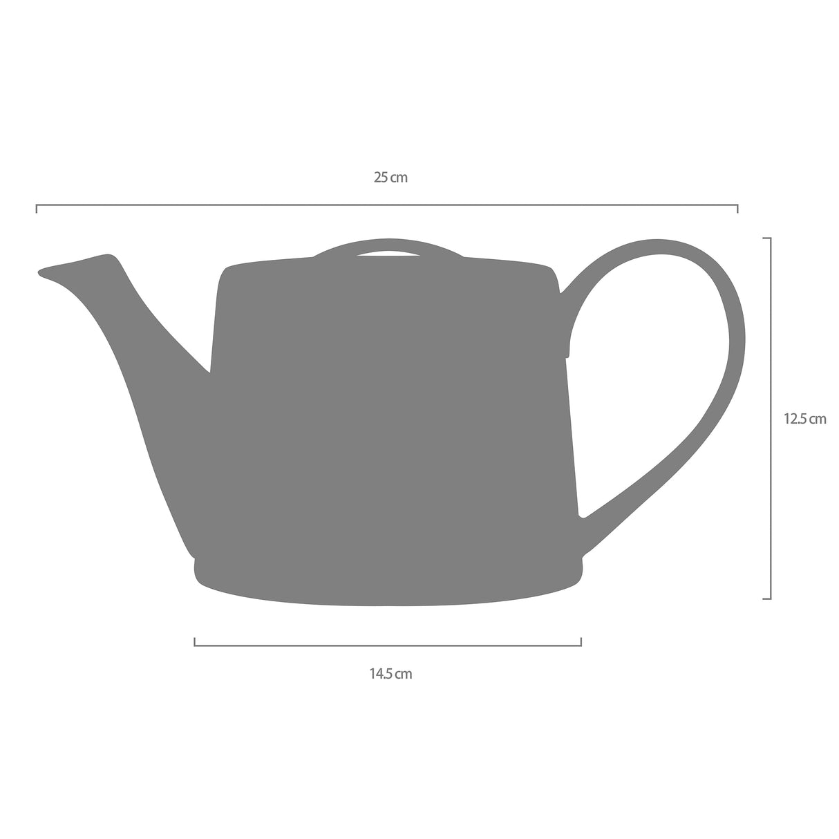 Teekannenset Modern mit 2 Tassen »Eulen & Herzen«