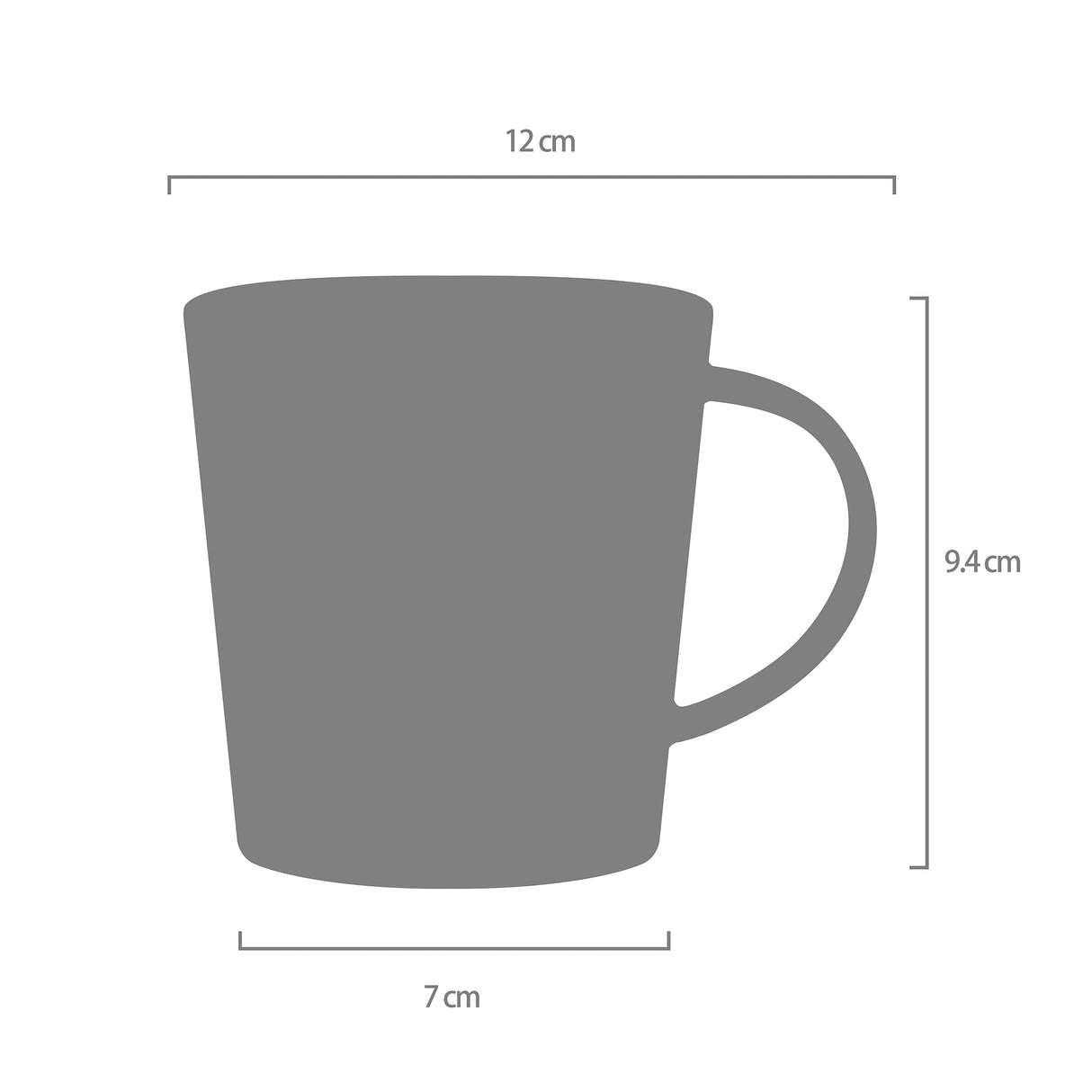 Teetasse Modern 0,4L »Eulen & Herzen«