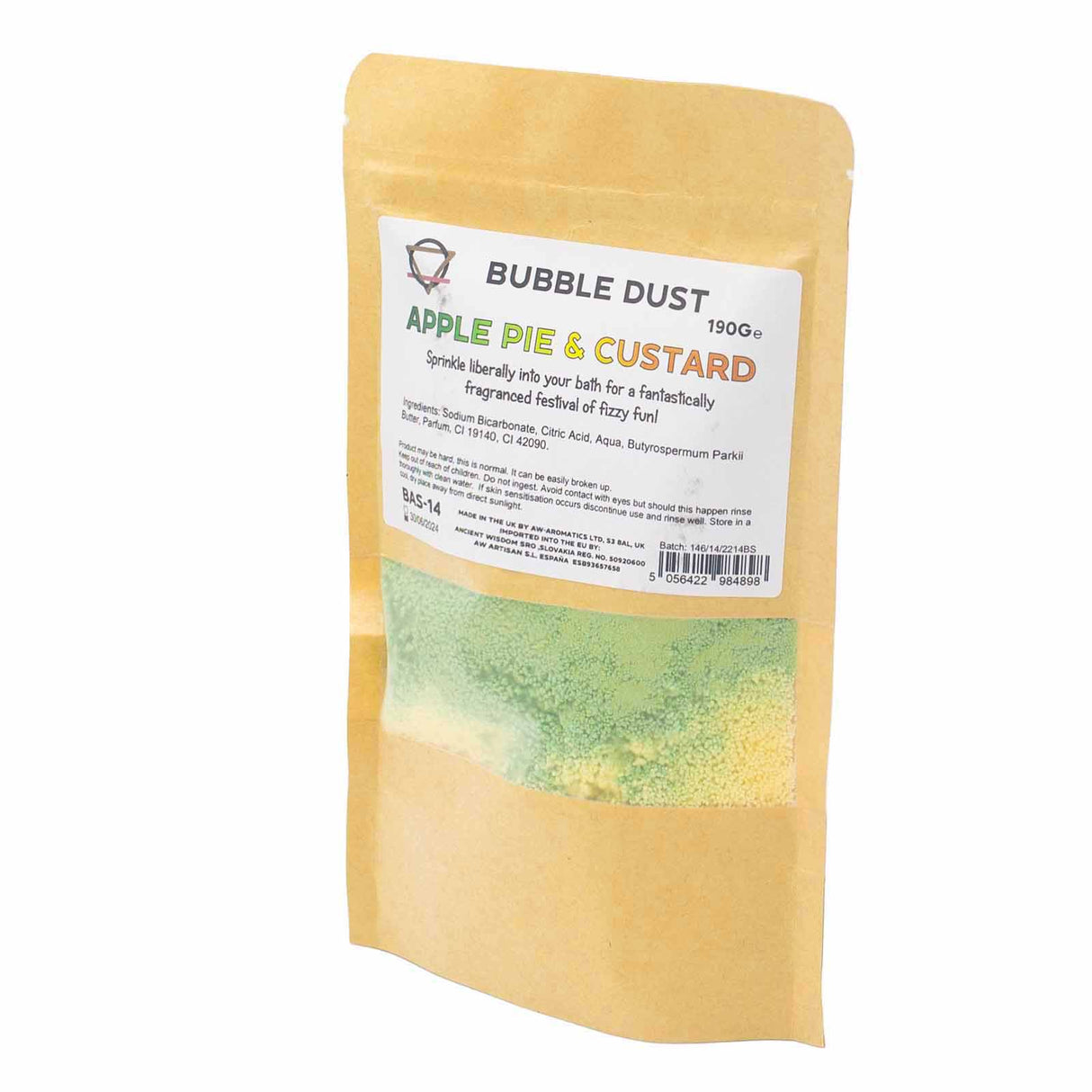 Badepulver 200g »Apfelkuchen & Vanillesoße«