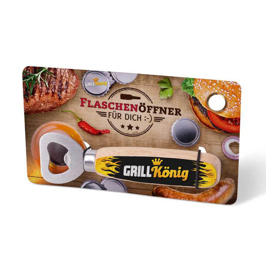 Flaschenöffner »Grillkönig«
