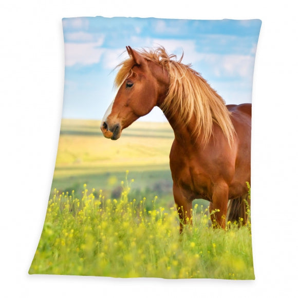 Flauschdecke »Pferd«