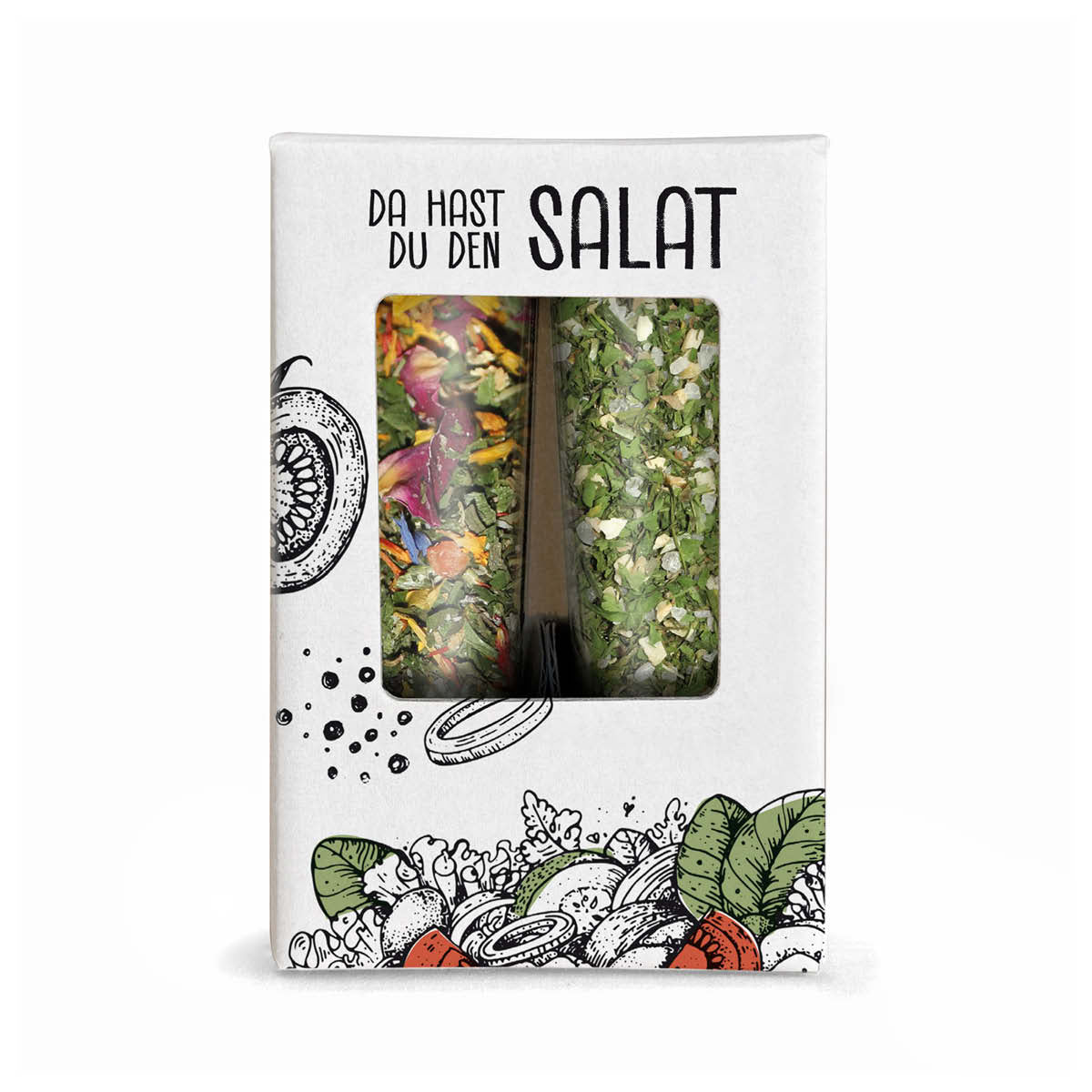 Gewürzmischung Shot 2er Geschenkset »Da hast du den Salat«