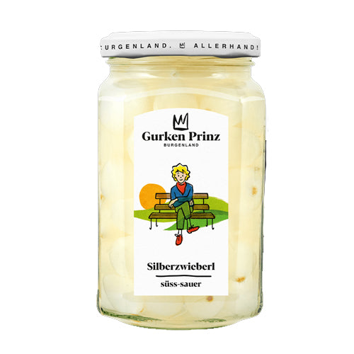 Gurkenprinz Silberzwiebeln 370ml