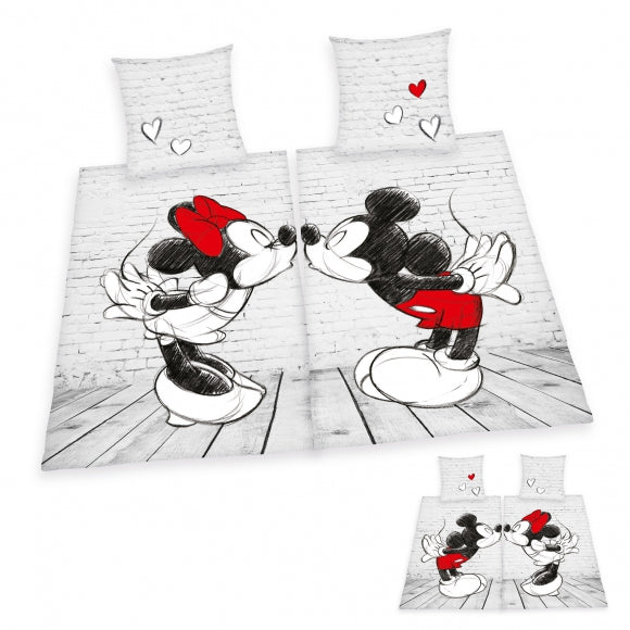 Partner-Bettwäsche »Mickey & Minnie«