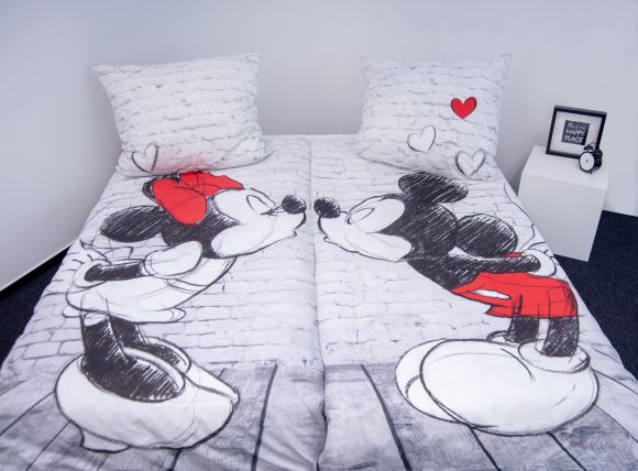 Partner-Bettwäsche »Mickey & Minnie«