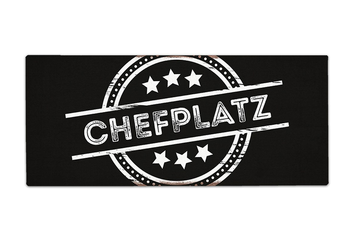 Schild »Chefplatz«