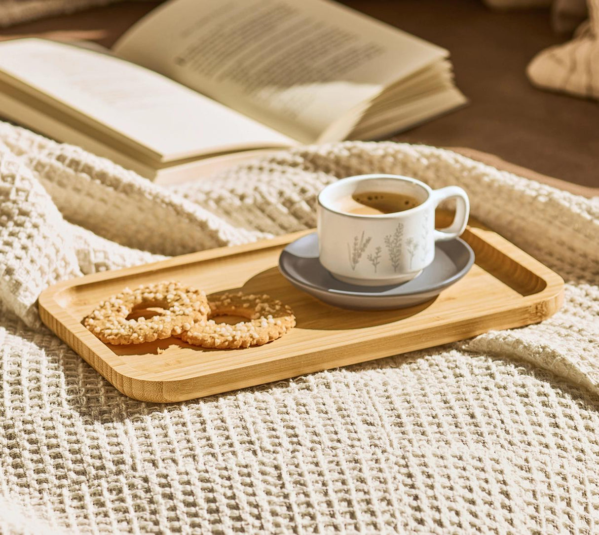 Serviertablett Bambus »27 x 16 x 1,5 cm«