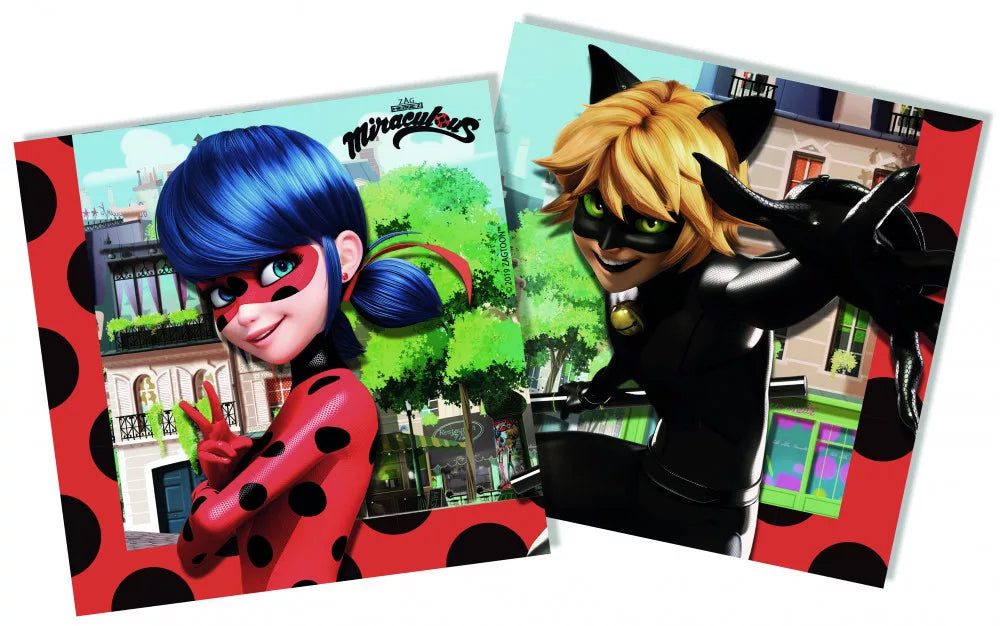 Servietten »Miraculous Ladybug« 33x33cm