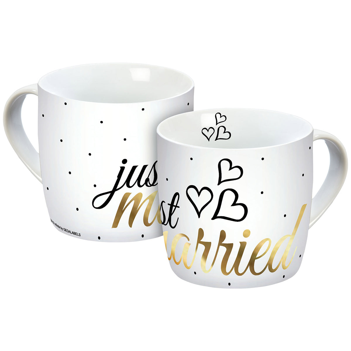 Tasse »Just Married Echtgold 300ml«