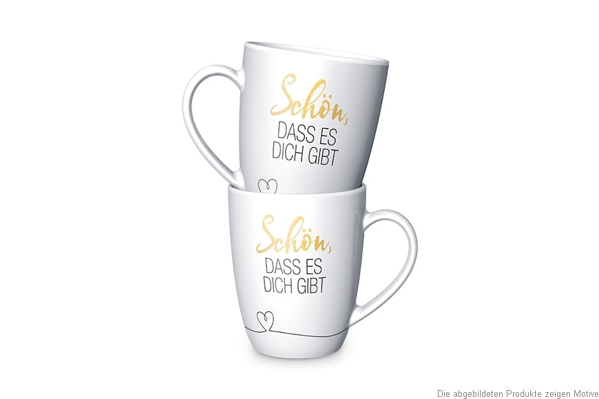 Tasse Herz »Schön dass es dich gibt«