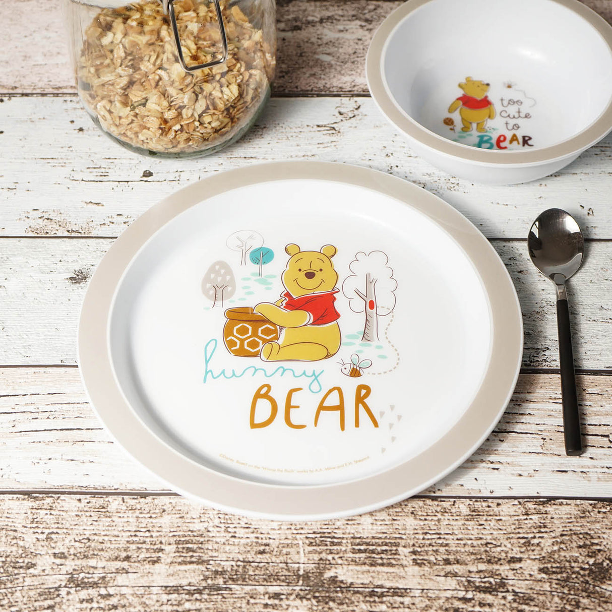 Teller »Winnie Pooh too Cute to Bear 2er-Set«
