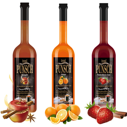 Treml Punsch 6er Mix-Paket (2x 3 Sorten) 0,7L