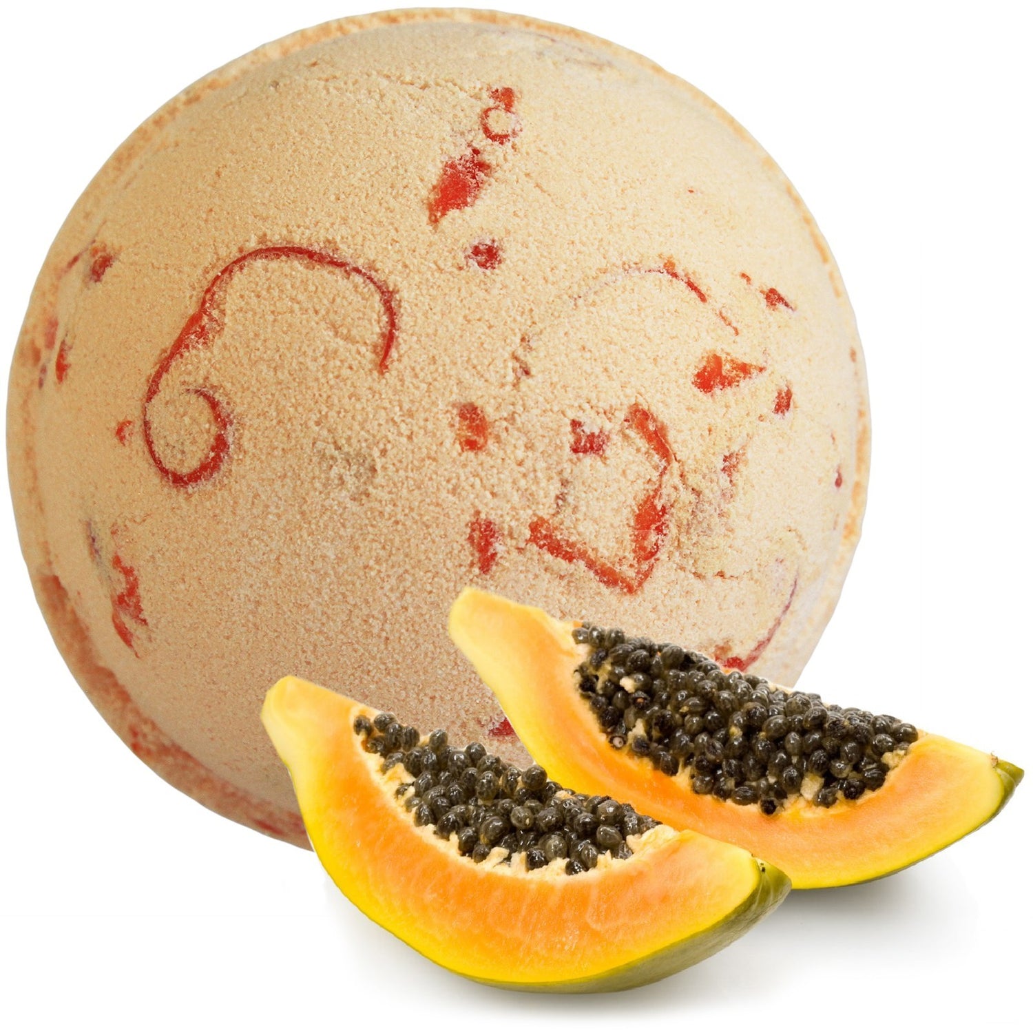 Tropische Kokos-Badebombe 180g »Papaya«