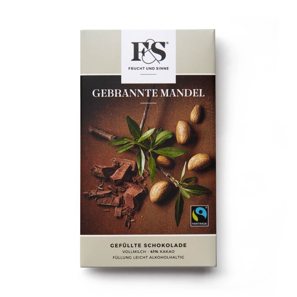 Vollmilch-Schokolade gefüllt »Gebrannte Mandel 80g«