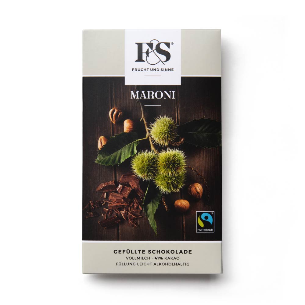 Vollmilch-Schokolade gefüllt »Maroni 80g«