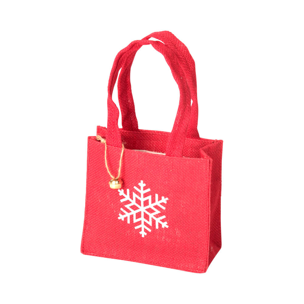 Weihnachtstäschchen rot »Schneeflocke«