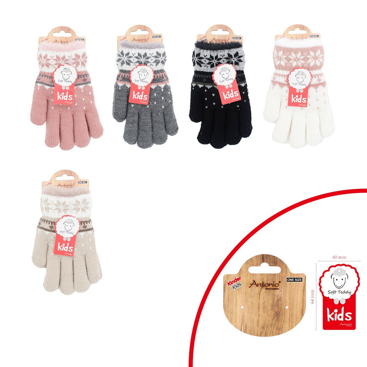 Winter-Handschuhe Kinder »Schneeflocke«