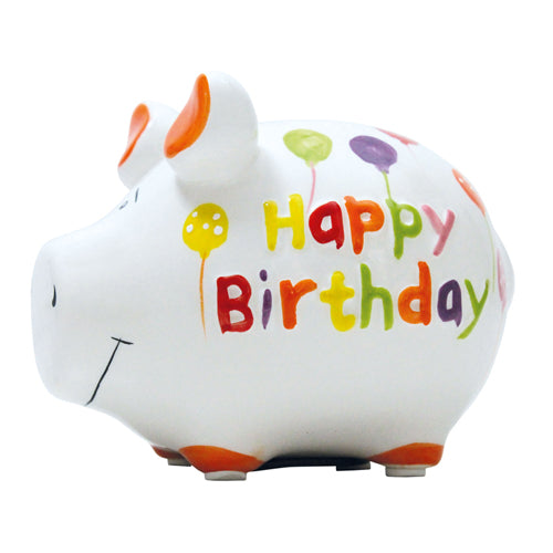 Sparschwein klein »Happy Birthday«