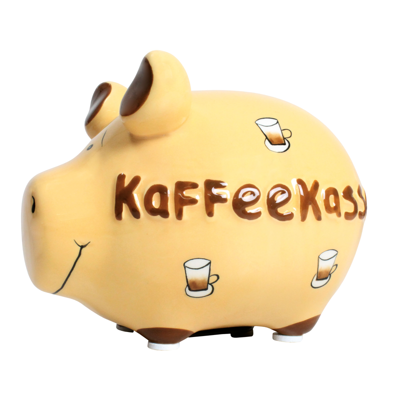 Sparschwein klein »Kaffeekasse«