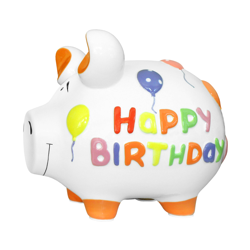 Sparschwein mittel »Happy Birthday«
