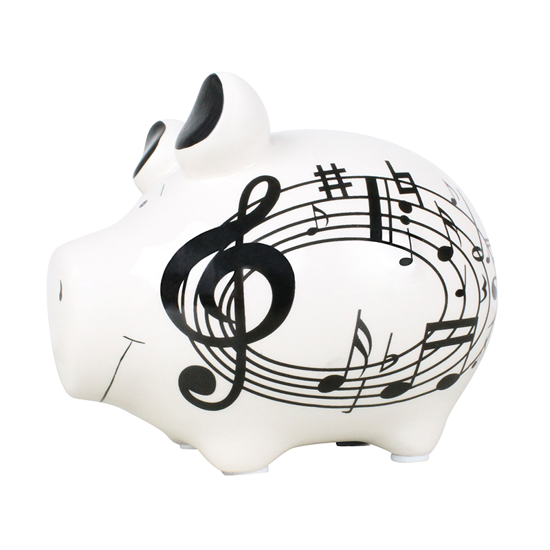 Sparschwein klein »Musikschwein«