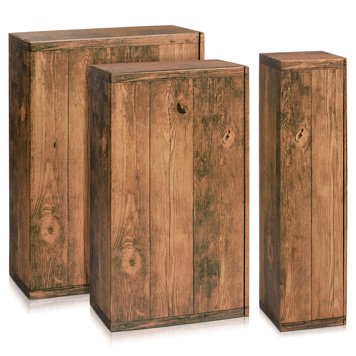 Geschenkkarton Holzoptik »Vintage«