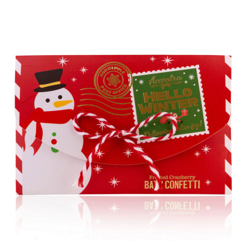 Badekonfetti »HELLO WINTER in Geschenkumschlag 10g«