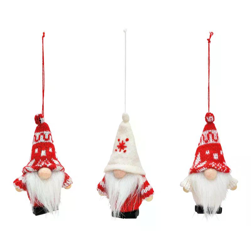Christbaumschmuck Wichtel »rot/weiß 9cm«