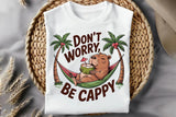 T-Shirt »Don't worry be Cappy Hängematte«