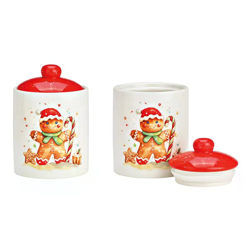 Keramikdose »Lebkuchenfigur«