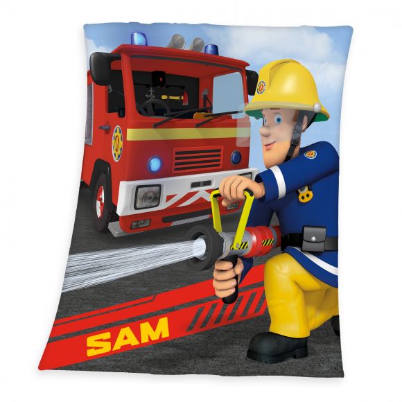 Flauschdecke »Feuerwehrmann Sam«