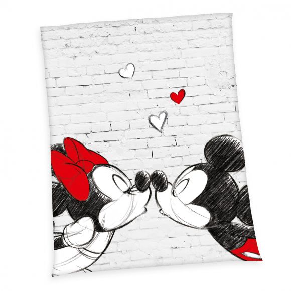 Flauschdecke »Mickey & Minnie«