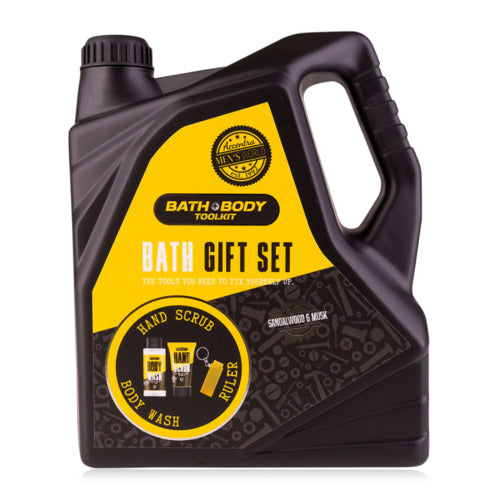 Badeset BATH + BODY TOOLKIT »Geschenkbox in Ölkanisterform«