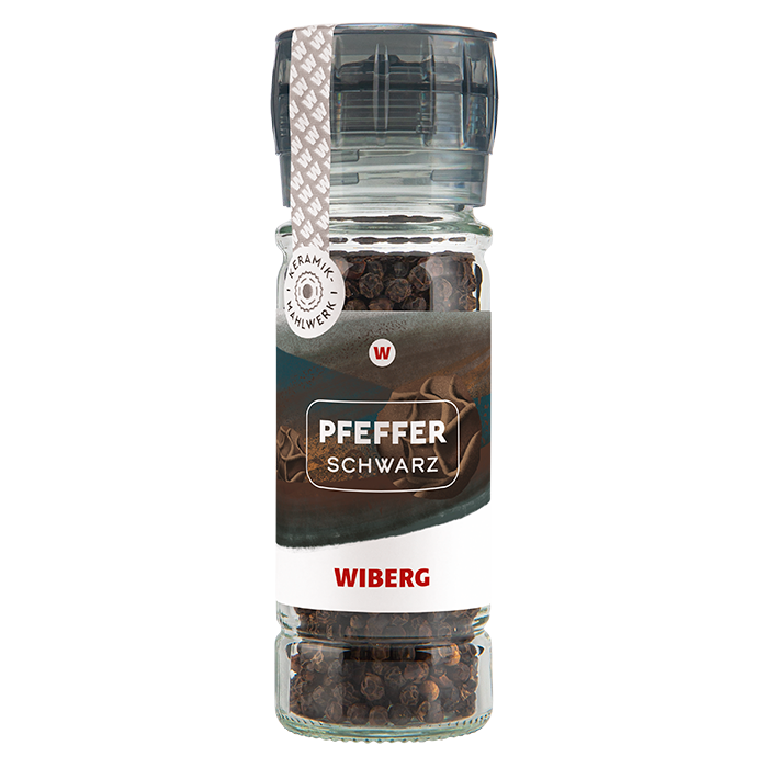 Wiberg Gewürzmühle Peffer schwarz 55g