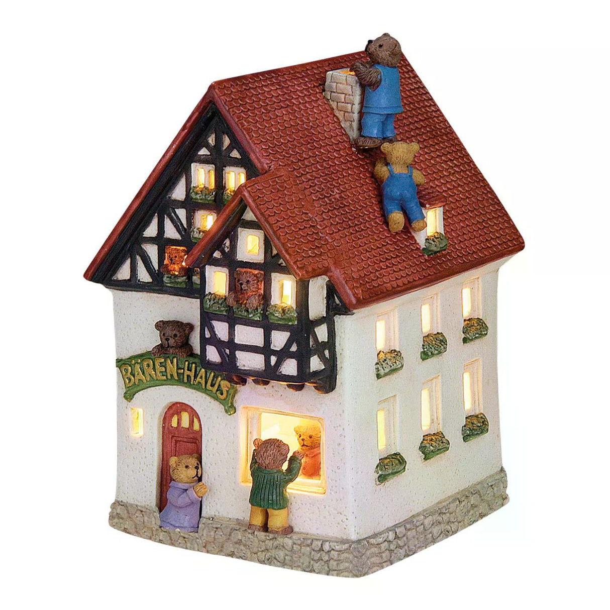 Lichthaus Porzellan »Bären-Haus 18cm«