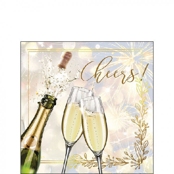 Servietten »Knallende Flasche 25x25 cm«