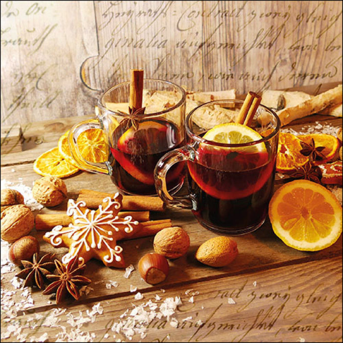 Servietten »Glühwein 33x33 cm«