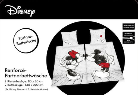Partner-Bettwäsche »Mickey & Minnie«