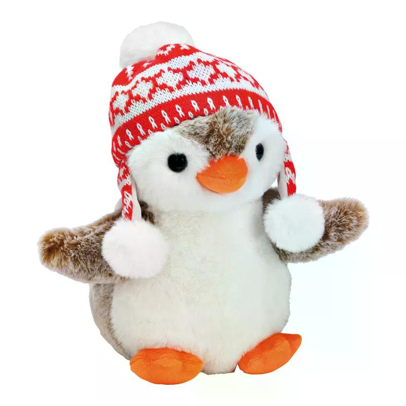 Stofftier Pinguin »mit Wintermütze 23cm«