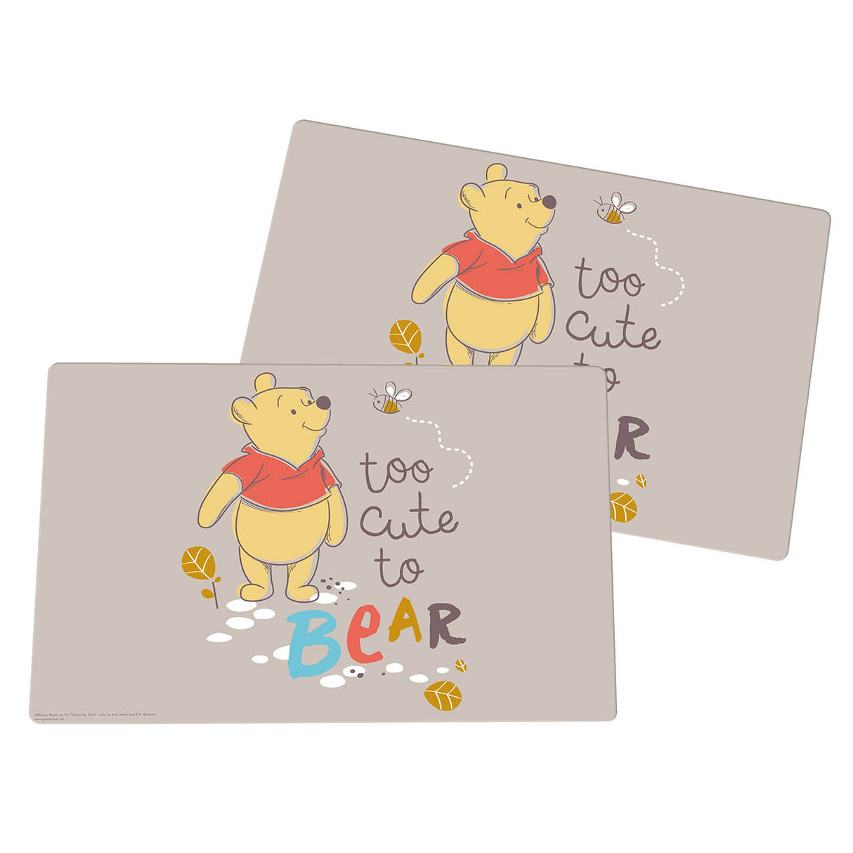 Platzset »Winnie Pooh too Cute to Bear 2er-Set«