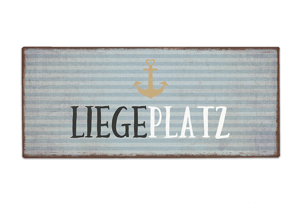 Schild »Liegeplatz«