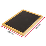 Servierplatte mit Griff 32 x 18 cm »Tapas & Friends Schiefer in Bambus«