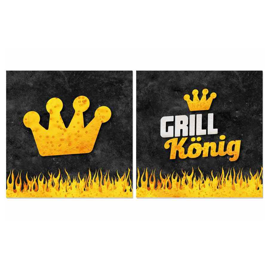 Servietten »Grillkönig« 33x33cm