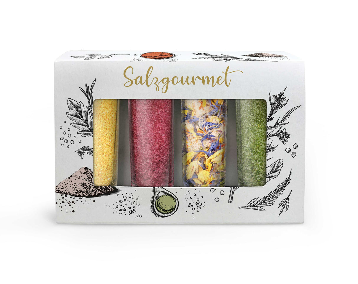 Gewürzmischung Spice Shot 4er Geschenkset »Salzgourmet«