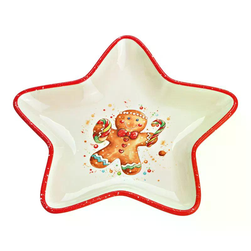 Sternteller Keramik »Lebkuchenfigur 26cm«