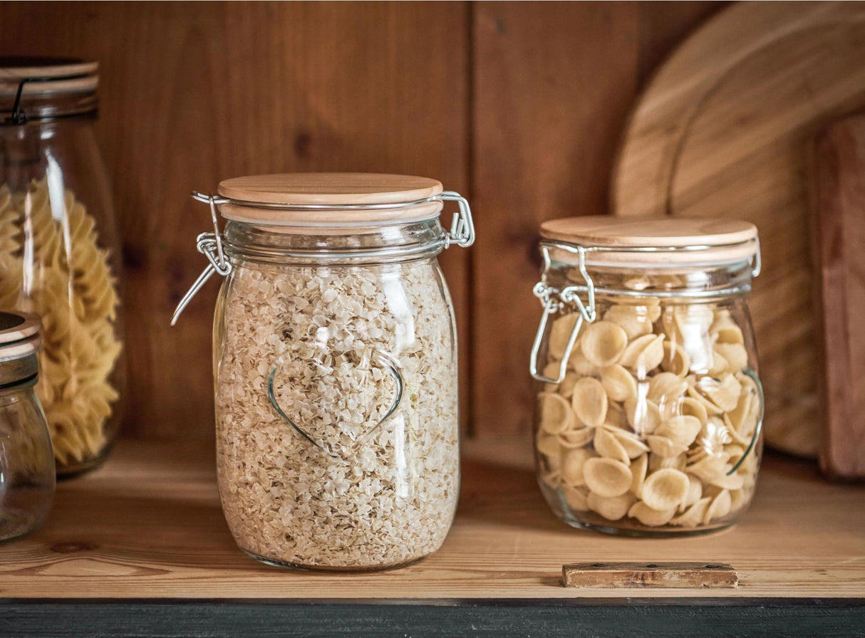 Vorratsglas 1000 ml »Heart mit Bügelverschluss«