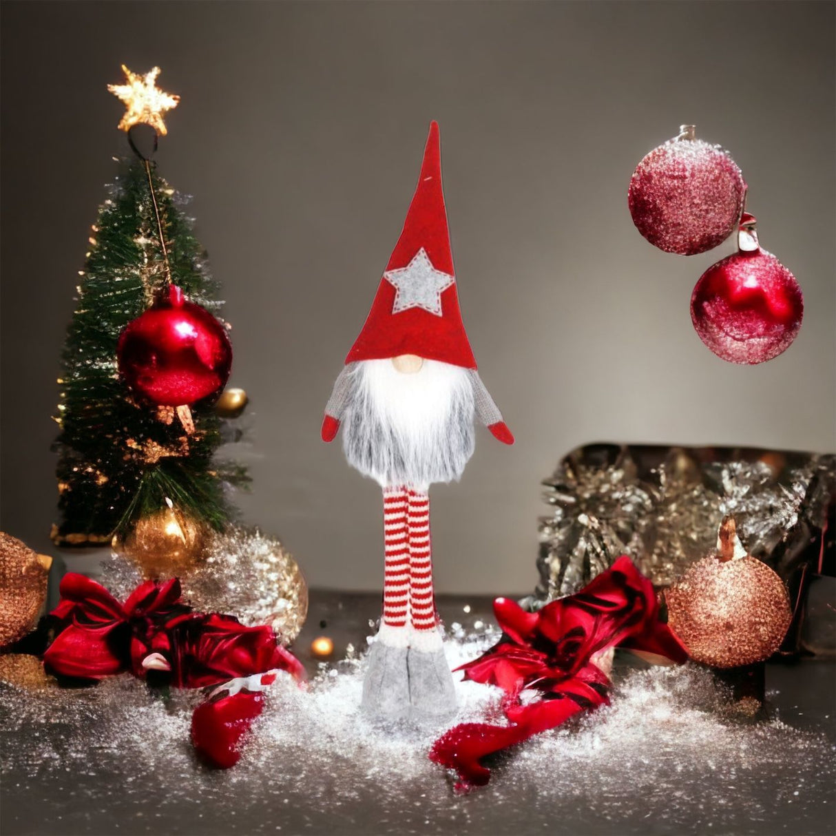 Weihnachtswichtel »Joel rot 56cm«