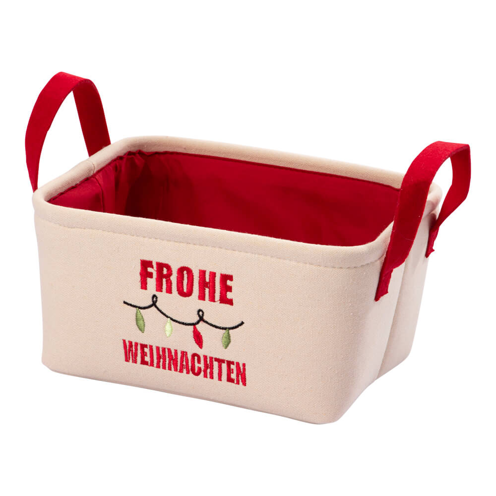 Weihnachtskorb Jute »groß«