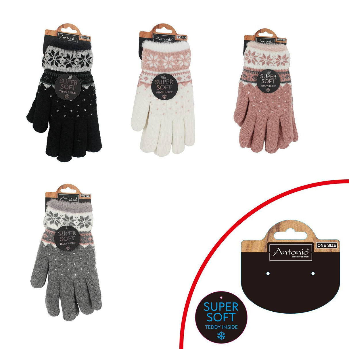 Winter-Handschuhe Damen »Schneeflocke«